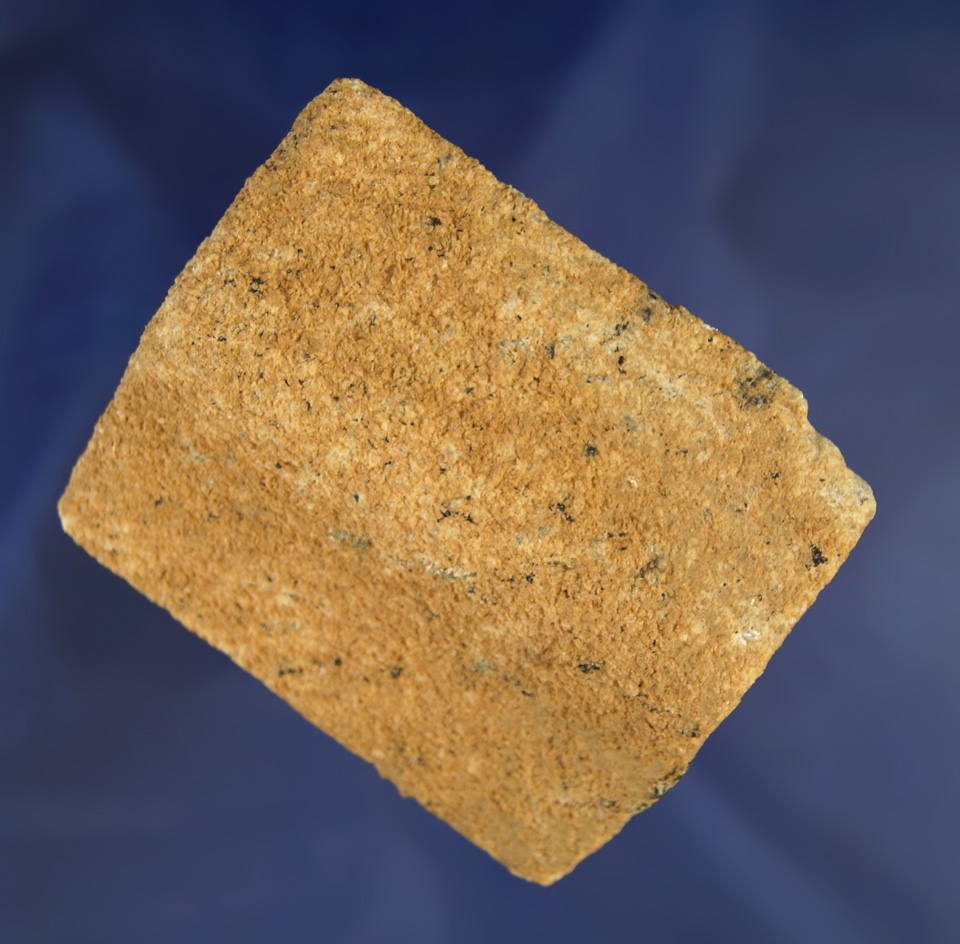 Heavily weathered 2 3/4" undrilled Bannerstone found in Clark Co.,  Ohio.