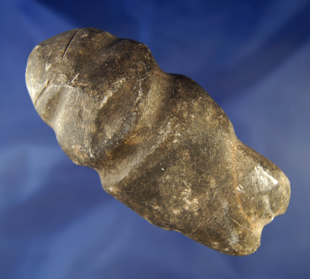 5 1/8" long Pre-Columbian stone Mixtec statue found in Mexico.