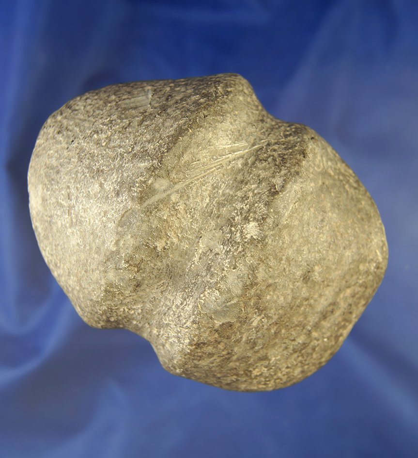 Uniquely styled 4 and 1/8" full grooved Axe found in Ohio.