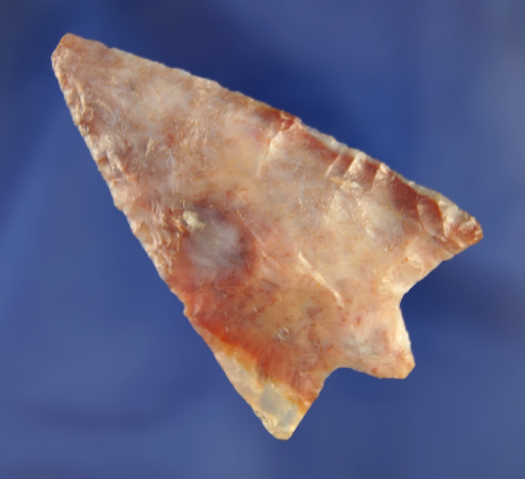 2 3/8" made from simply beautiful semi translucent material found in Pascoe Co.,  Florida.