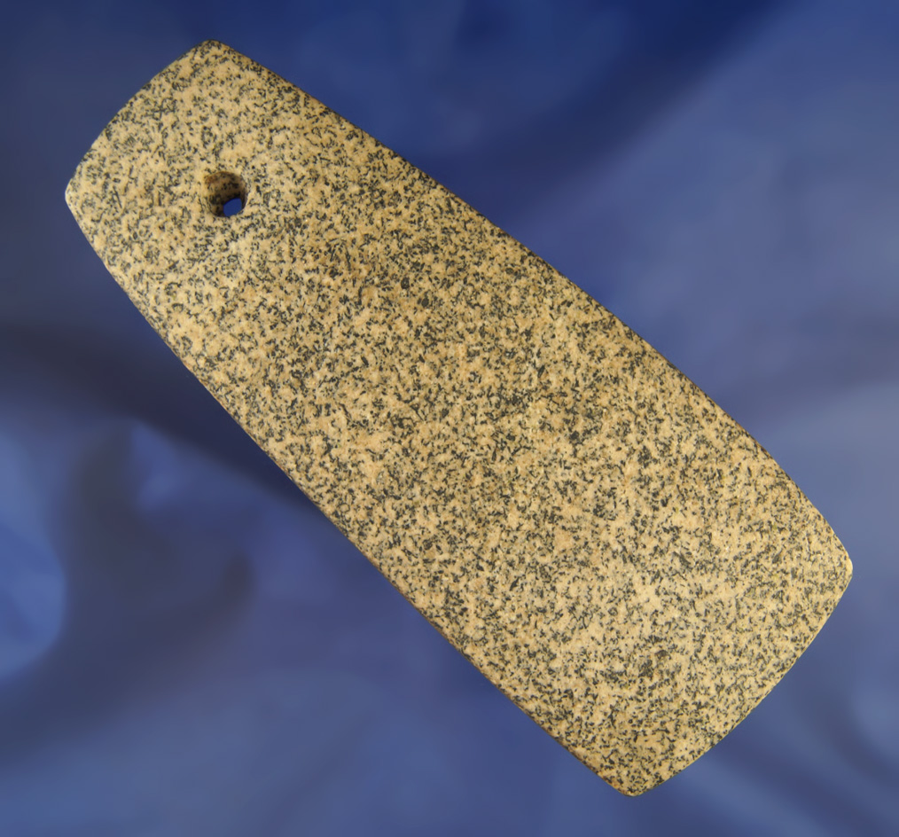 5" Highly Colored Hardstone Pendant found in Medina Co., Ohio.