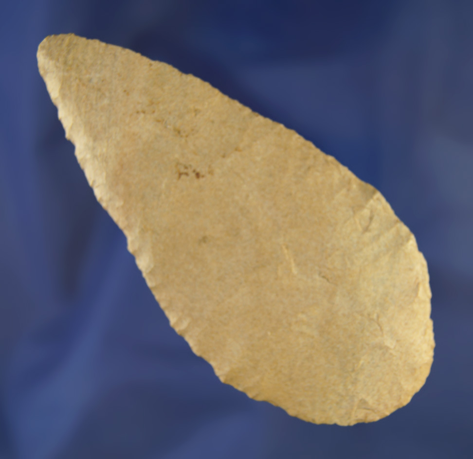 4 1/8" thin and nicely beveled Cobbs Knife found in Tennessee.