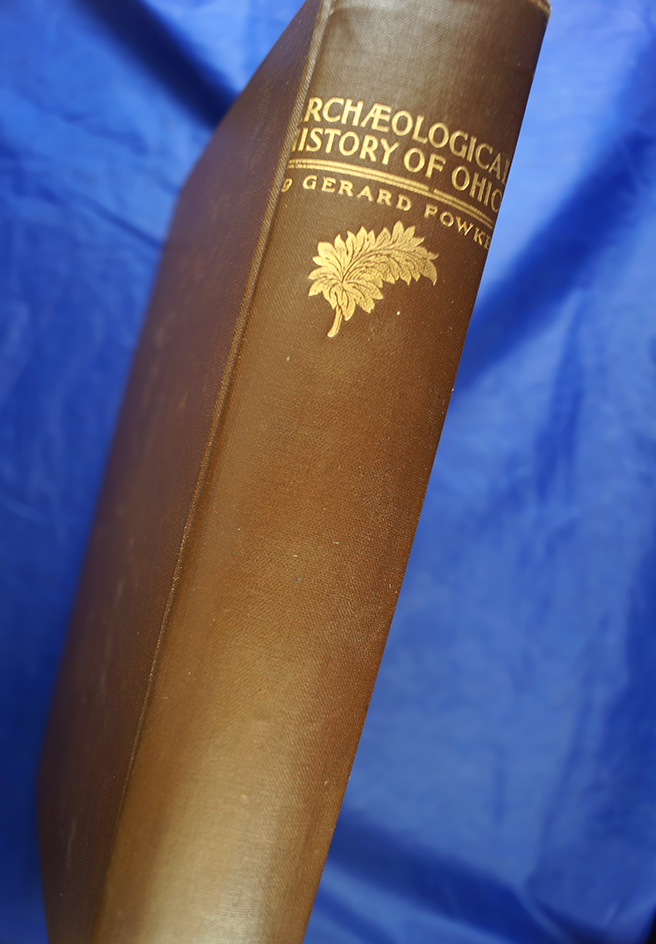 Hardcover book: "Archaeological History of Ohio  The Mound Builders and Later Indians" by Gerard Fow