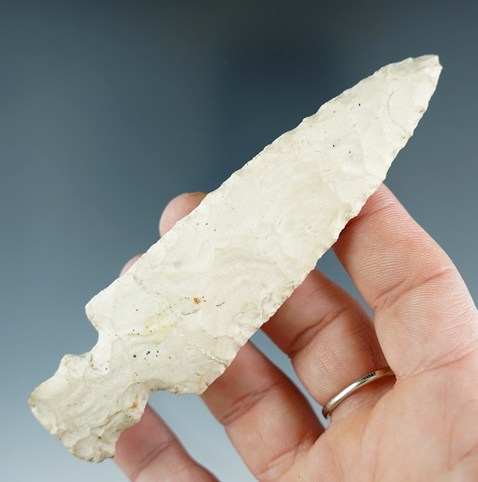 4 7/16" Benton Double Notch found in Hillsdale Co., Michigan.