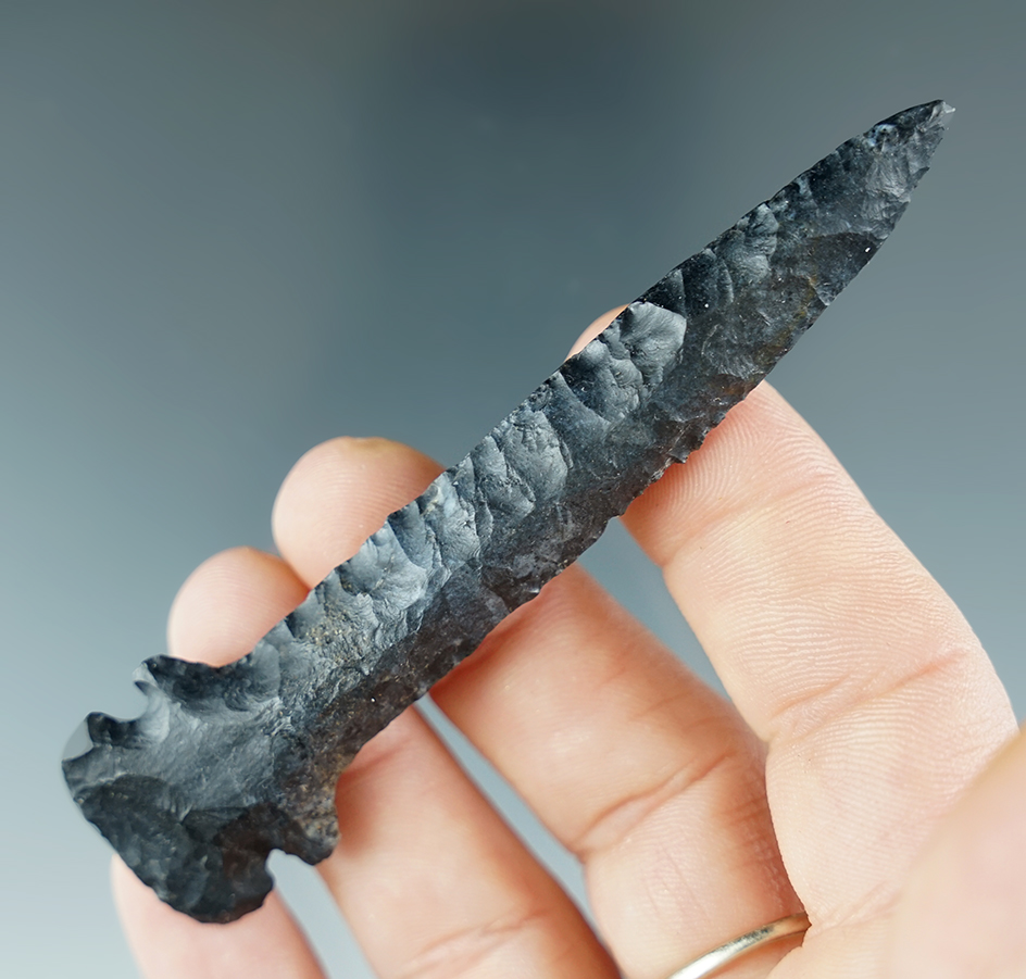 3 1/2" Beautiful Coshocton Dovetail Drill with great form. Found in Ohio.