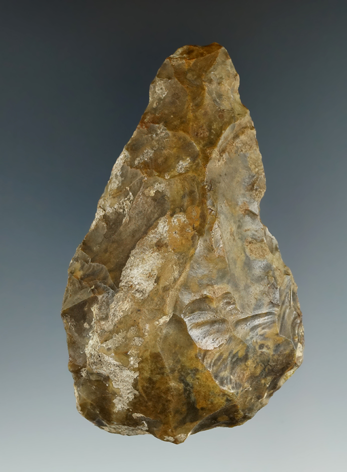 4" Hand Axe from the mid-Paleolithic. Found in Suffolk, England. Ex. Henry S. Taylor, Bill Marano.