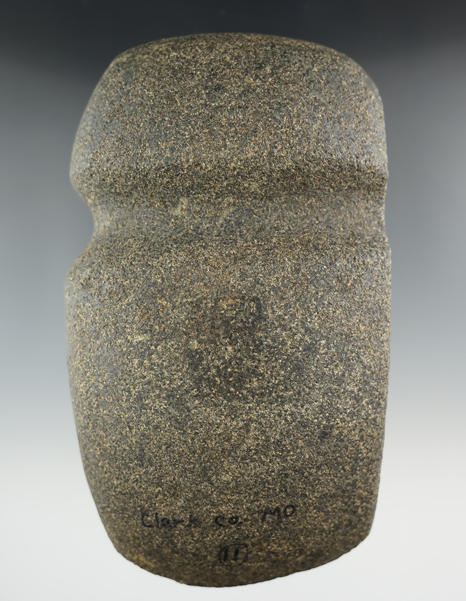 5 3/16" long 3/4 grooved Axe found in Clark County Missouri.