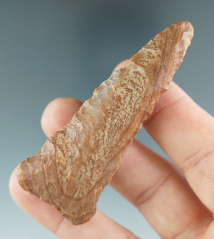 2 13/16" pipe drill made from beautiful material found in Franklin County Mississippi.