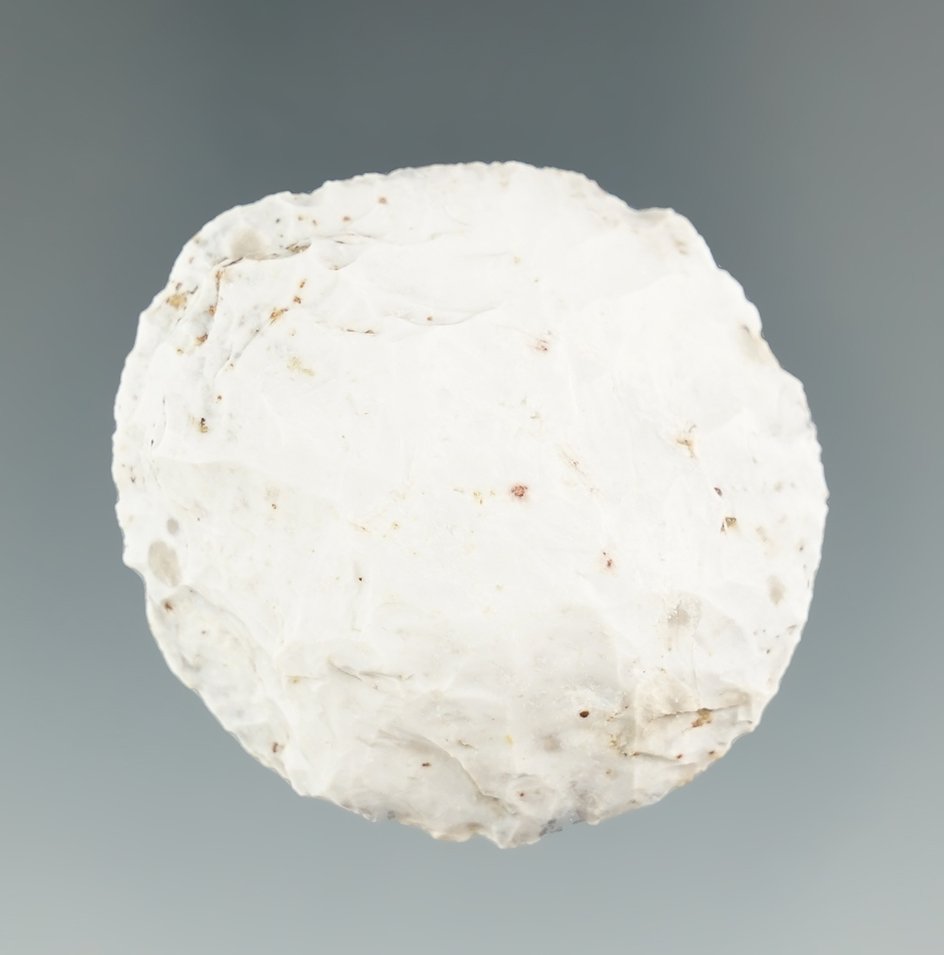 Rare! 1 9/16" flaked Flint disc found in Missouri.