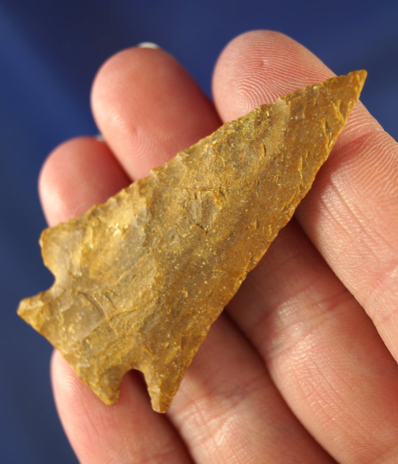 2 1/8" Pelican Lake that is nicely styled from petrified wood. Wyoming.