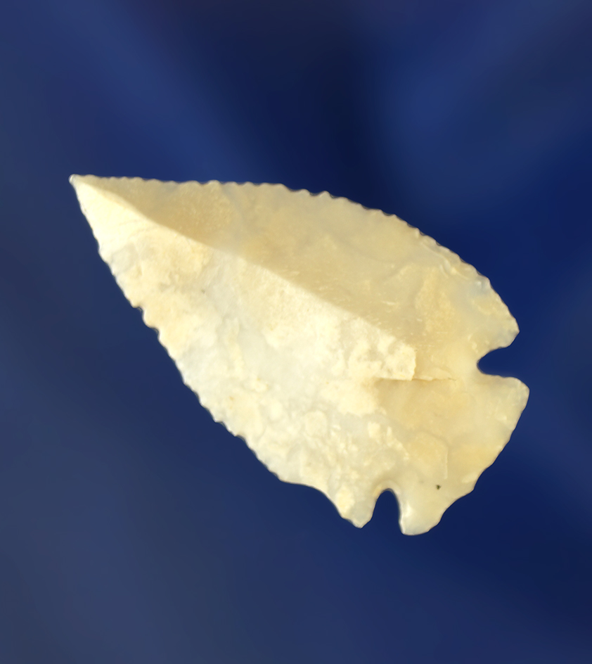 1 and 5/16" Pelican Lake that is very uniquely made off of a flake. Wyoming.