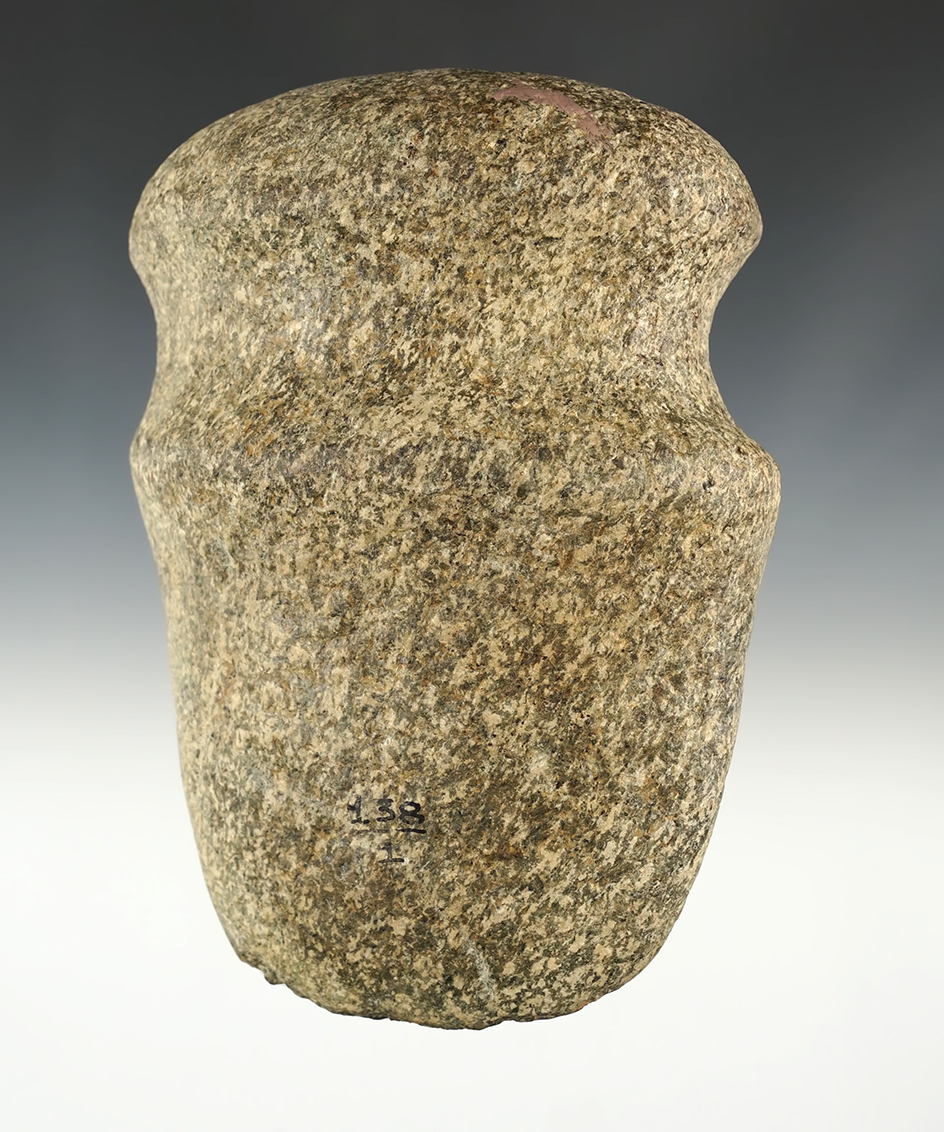 Nice 5 7/8" Full Groove Axe found in Delaware Co., Ohio. Ex. Meuser collection.