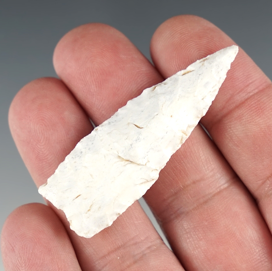 Nice 2 3/16" Paleo Dart Point found in Utah. Ex. Willingham, Robert Roth collections