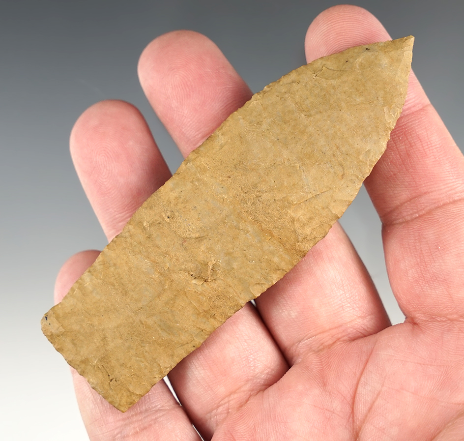 3 7/8" well styled Copena found in Hardin Co., Tennessee. Ex. Dan Stroud collection.