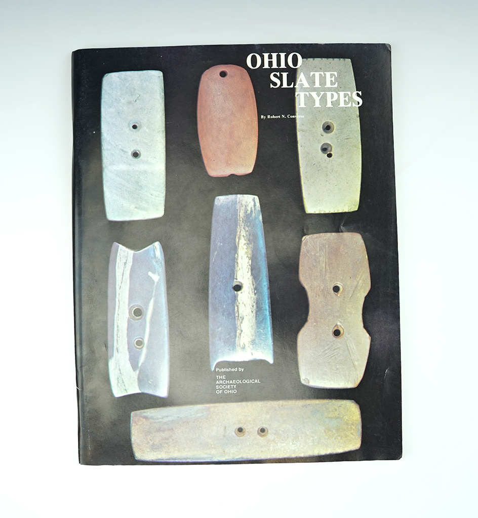 Softcover Book: " Ohio Slate Types" by Robert N. Converse. Copywrite 1978. In very good condition.