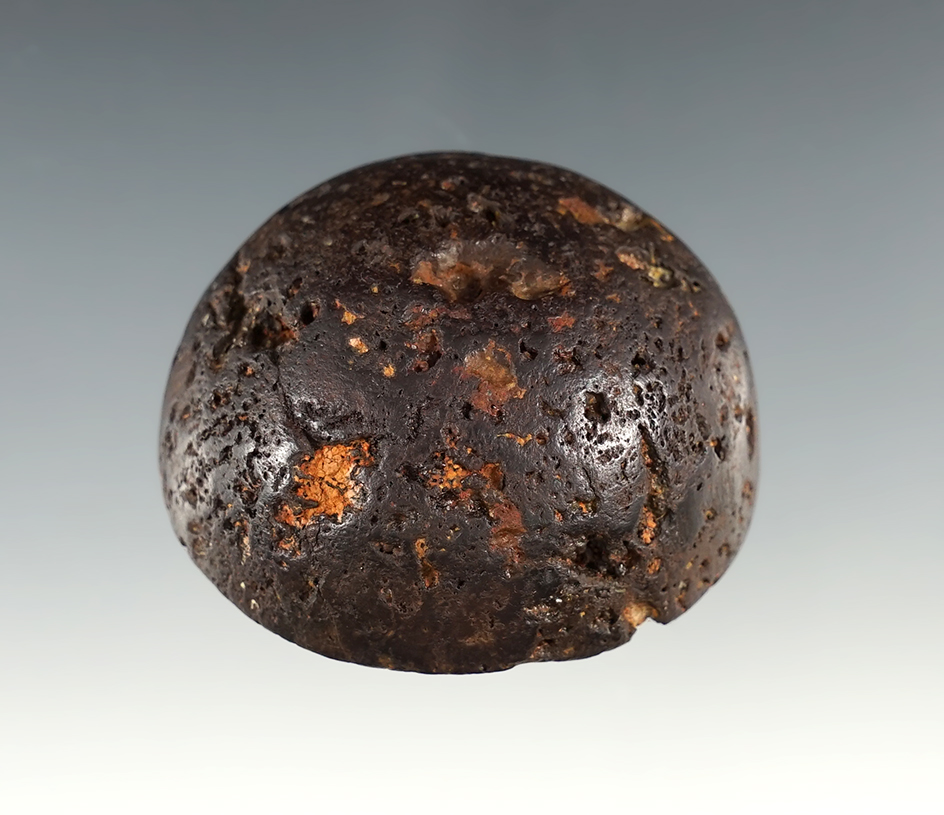 Well made 2" wide Hematite Cone that is nicely polished. Found in The Midwestern U.S.