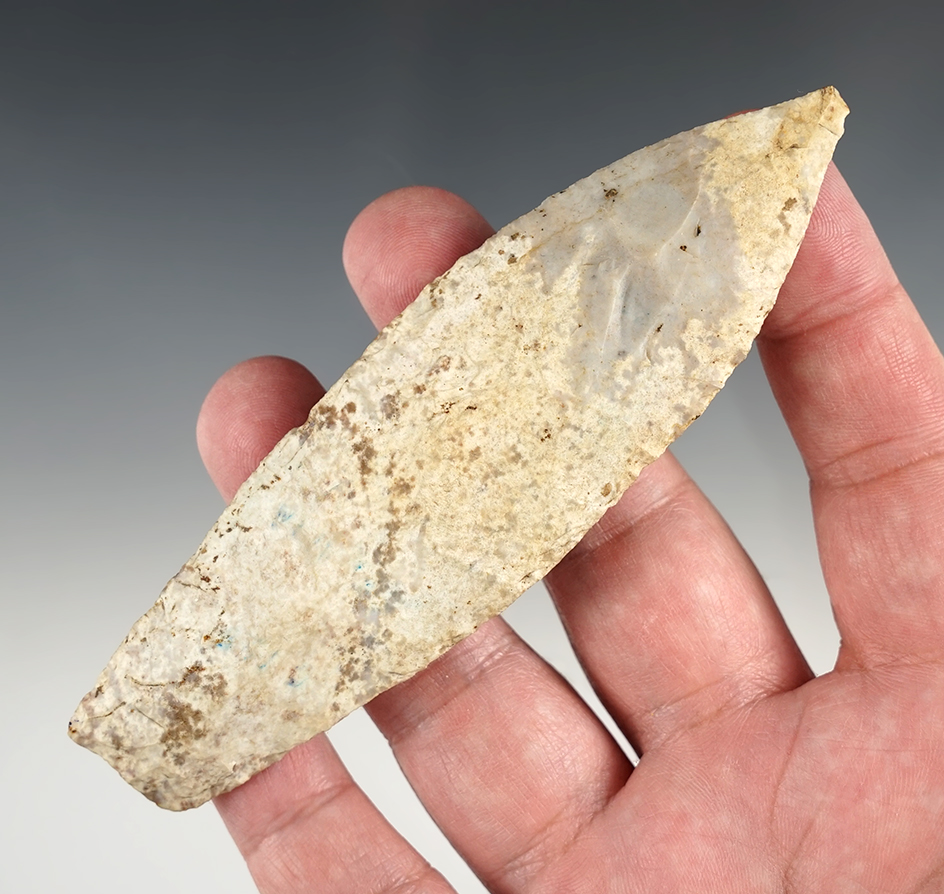 Beautifully styled and well made 4 3/4" Sedalia found in Pettis Co., Missouri. Davis COA.