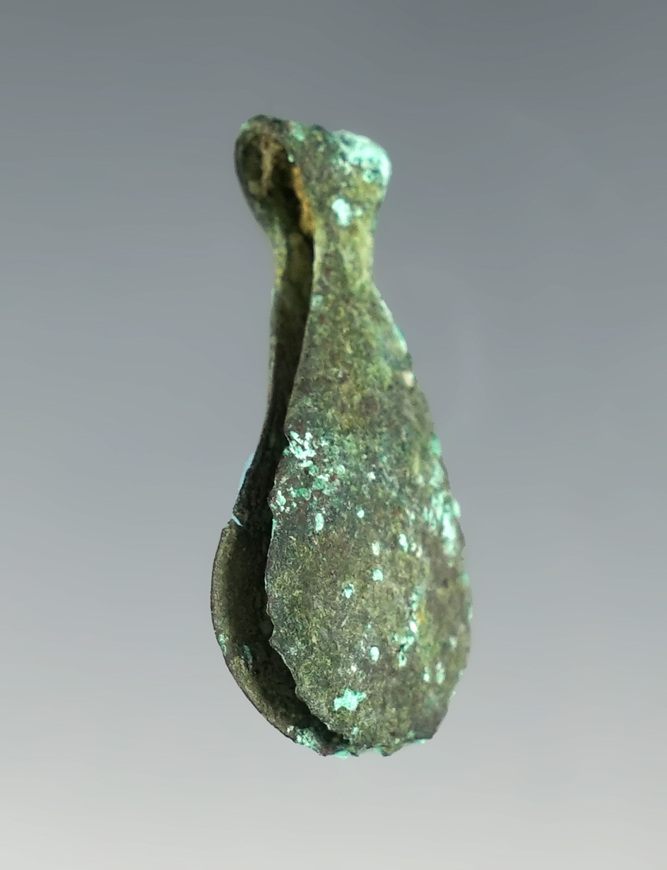 Nice 1 1/8" Copper Tweezers found in Peru.