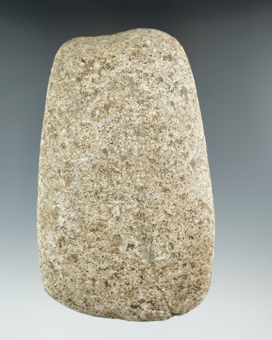 4 3/4" hardstone Celt in nice condition found in Indiana.