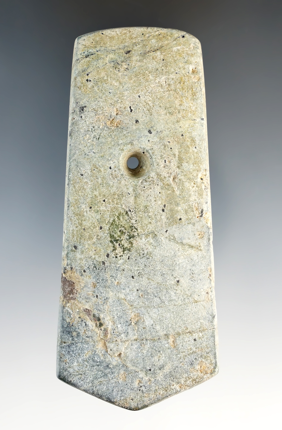 Nice 3 7/8" Pentagonal Pendant, Hamilton Co., Ohio.