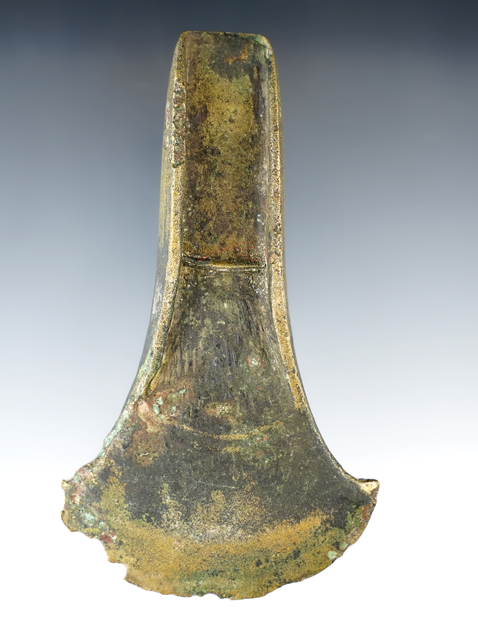 4 1/2" ancient Ireland artifact. Bronze Axe Head.