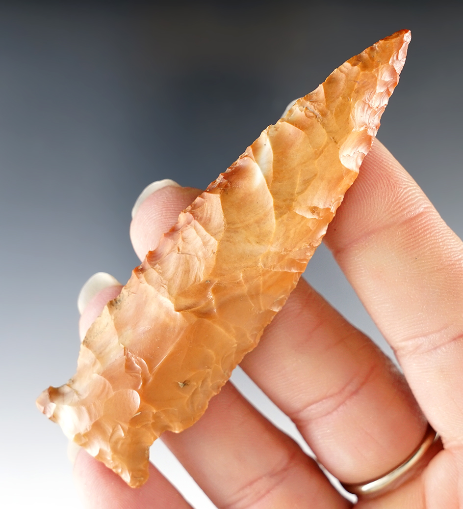 3 1/8" Sidenotch Point, Bartholomew Co., Indiana.