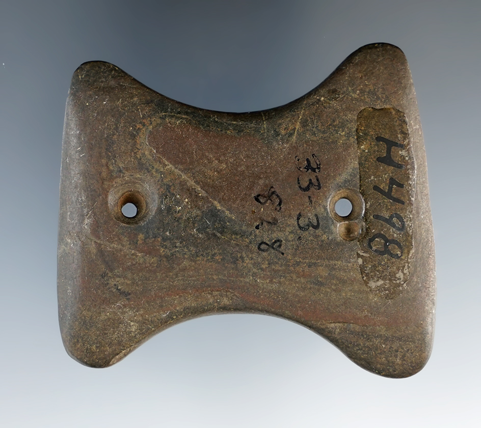 2 3/8" Reel Gorget in nice condition. Found in Ohio.