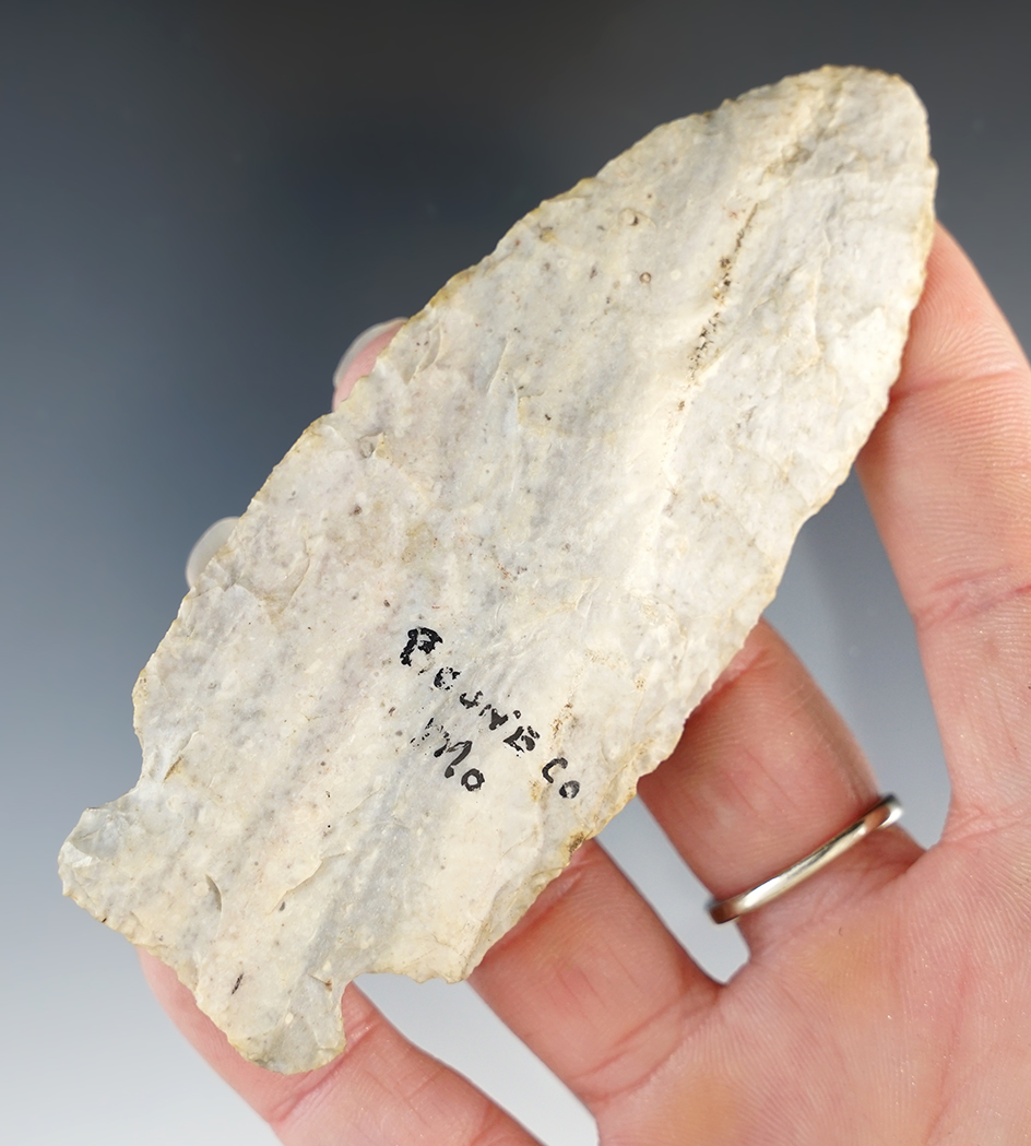 4" Archaic Knife, found in Boone Co., Missouri.