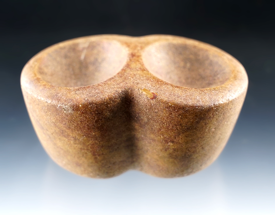 2 9/16" Double Shamans medicine cup, Peru.