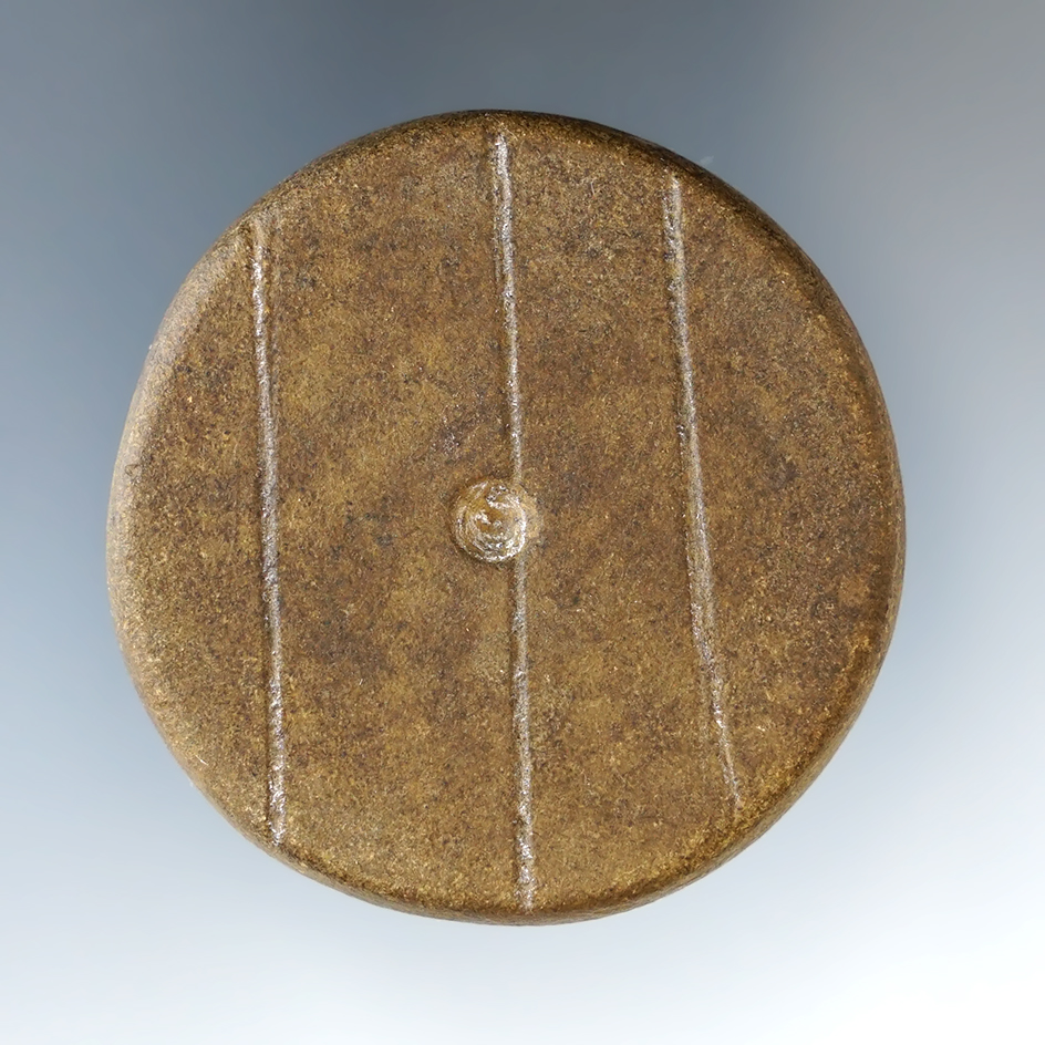 2 13/16" Sandstone Disc, Kentucky.