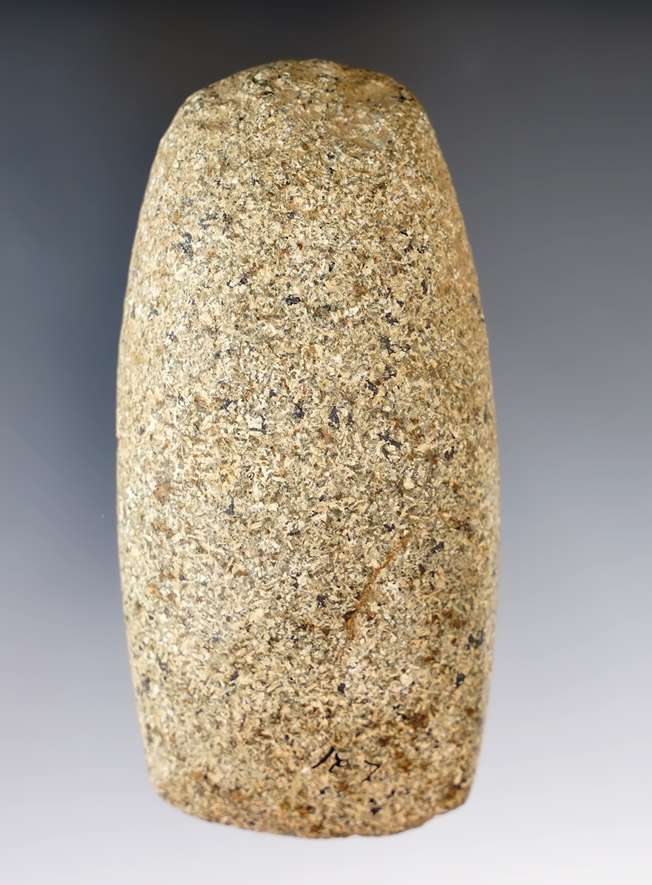 4" Speckled Granite Adze found in Ohio.