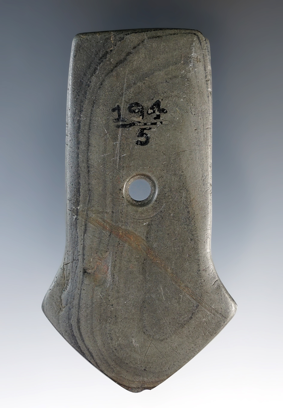 3 3/8" Spade Shovel Pendant found in Franklin Co., Ohio.