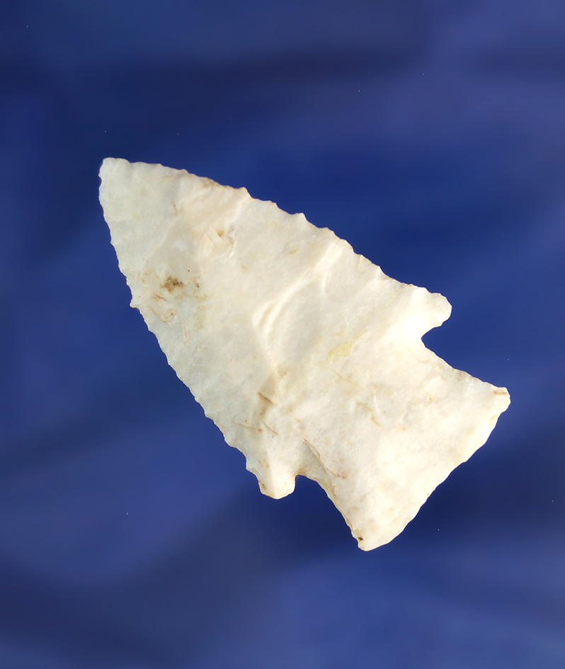 2 1/16" beveled Hardin that is well styled with nice mineral deposits on surface. Central Illinois.