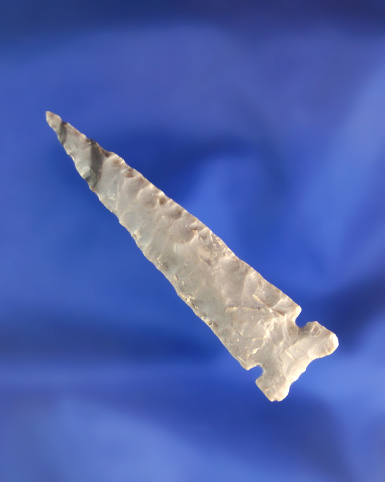 Exceptional! 2 3/16" sidenotch found in Arizona that is perfectly flaked in excellent condition.