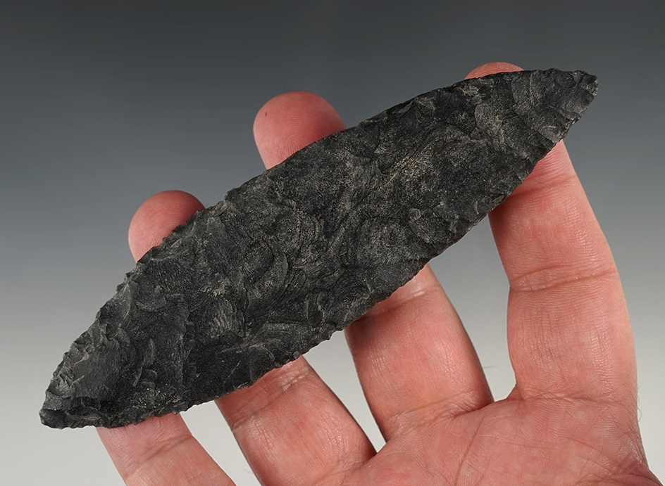Large, 5 1/4" Kennewick Knife found around Pasco, Franklin Co., Washington.