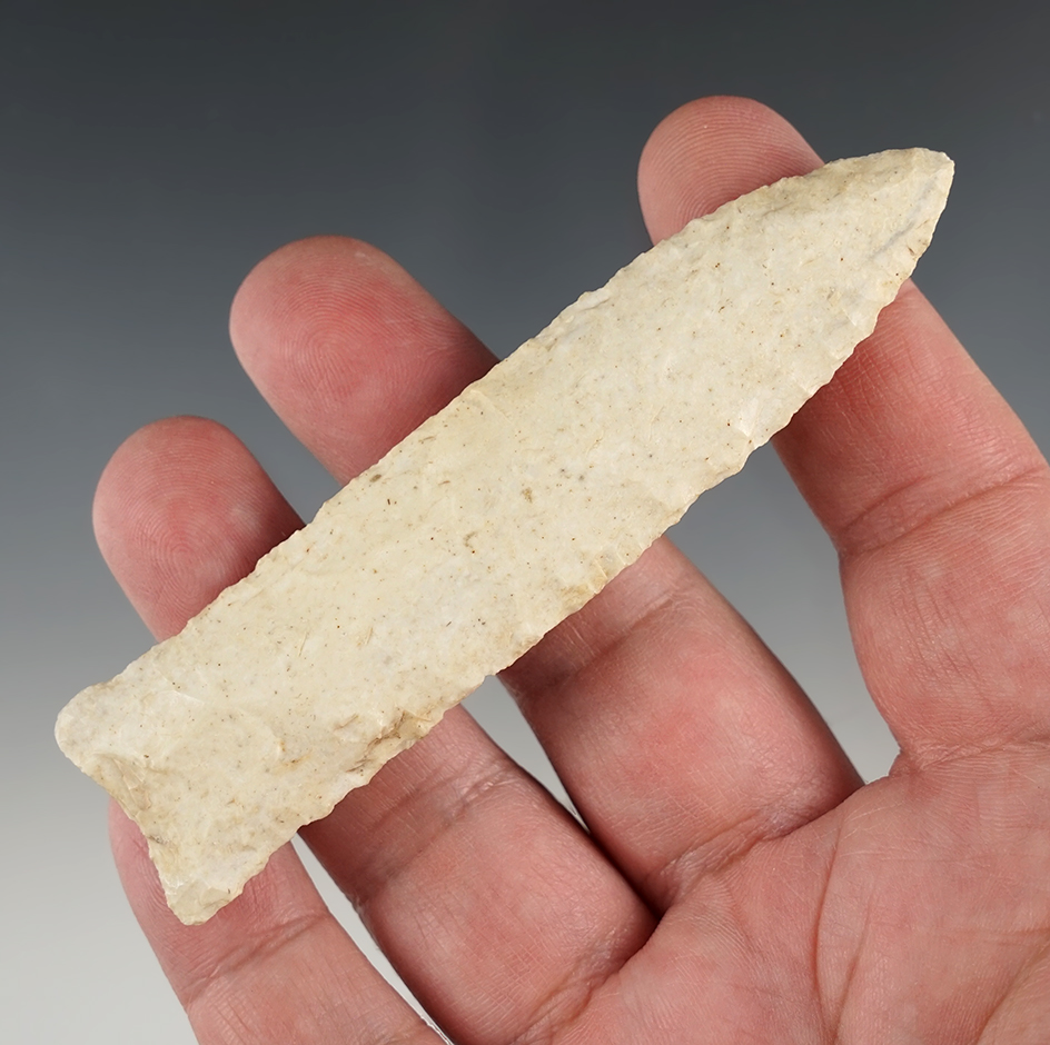 Well made 4 1/16" Pike County found in Callaway Co., Missouri. Comes with a Dickey COA.