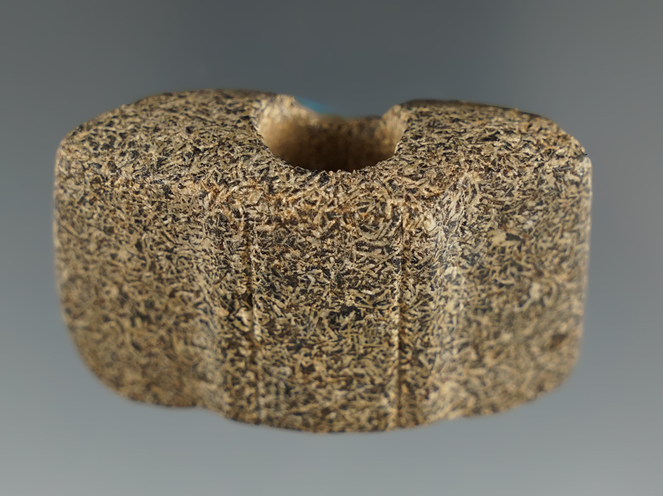 Pictured! Miniature 1 3/4" Wisconsin Wing Bannerstone - Yell Co., Arkansas. Pictured. COAs.