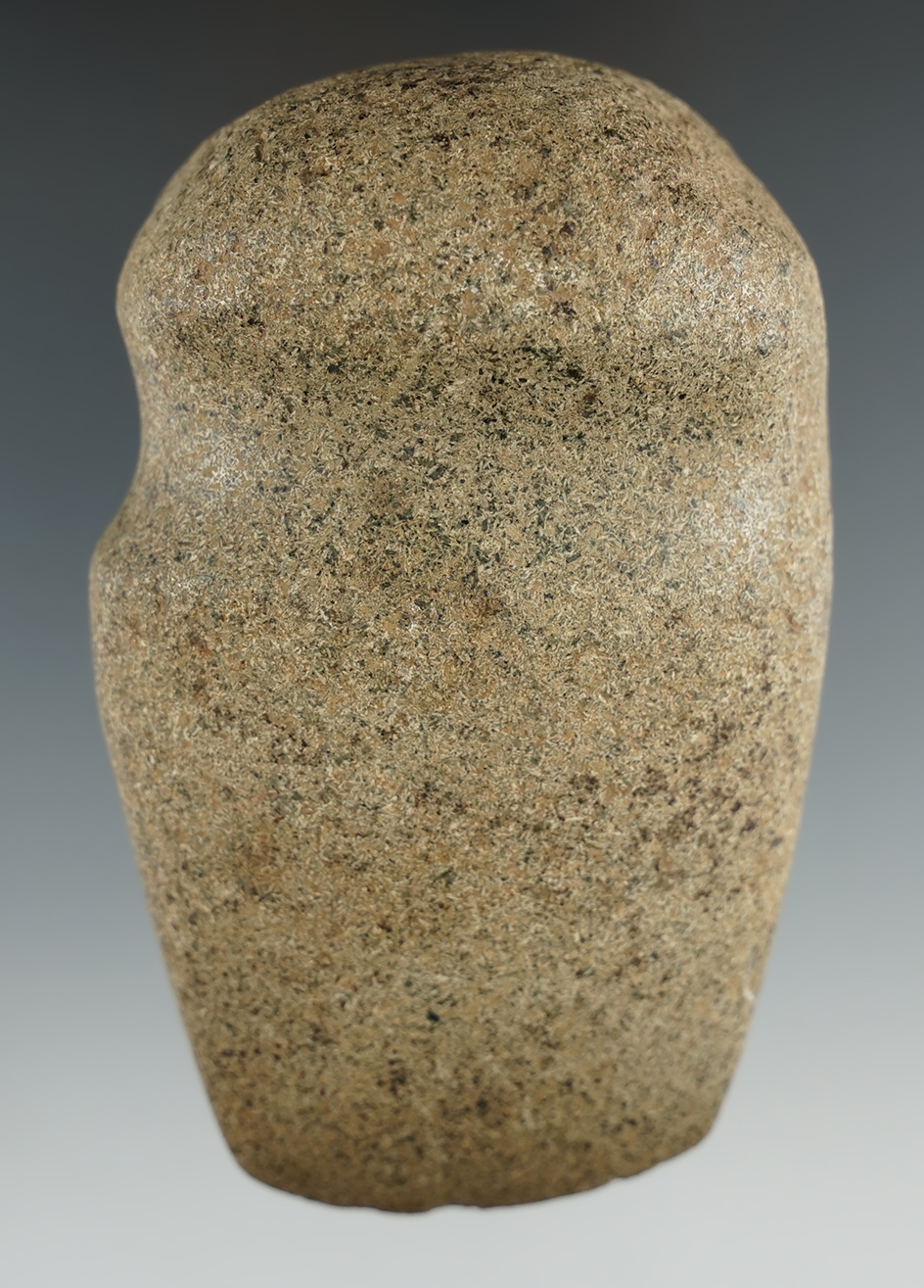 4 1/16" long 3/4 Grooved Axe that is nicely polished, found in Missouri.