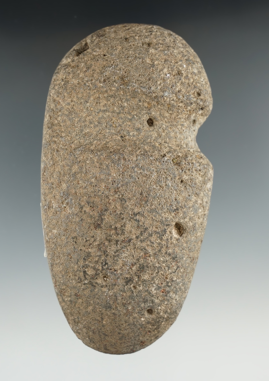 4 1/2" long 3/4 Grooved Axe found in Laguna, New Mexico.