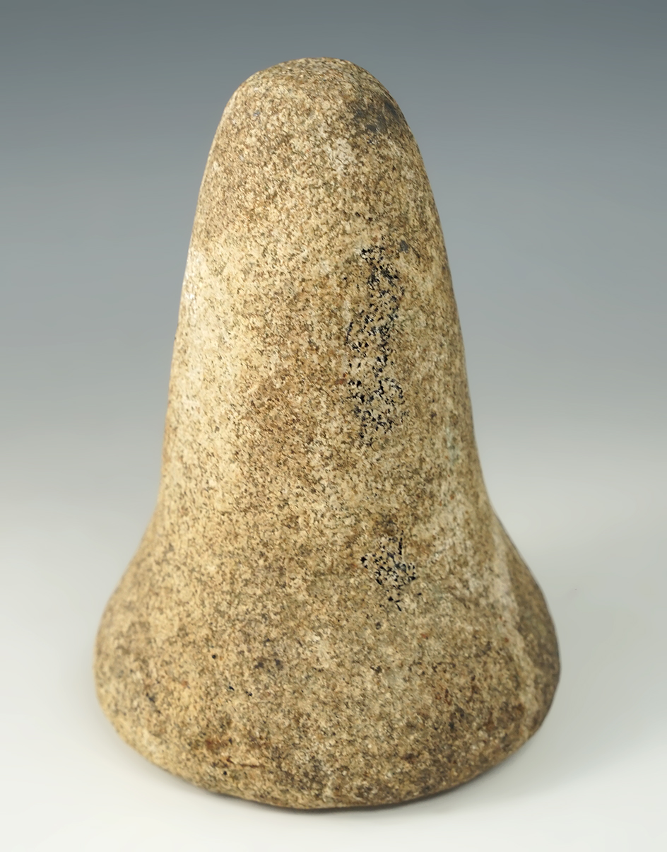 5 1/4" Bell Pestle with nice wide flared bell. Found in Darke Co., Ohio.