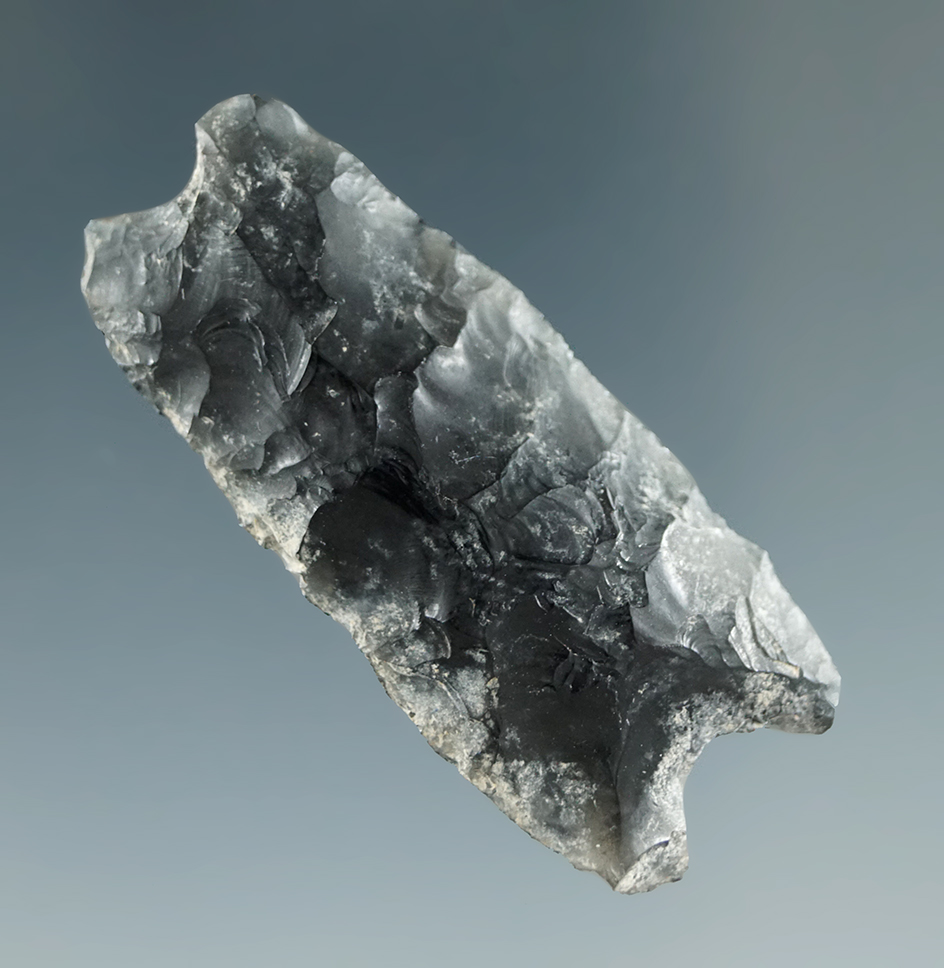 1 1/2" Eccentric made from Translucent Obsidian, found in the Great Basin, Oregon.