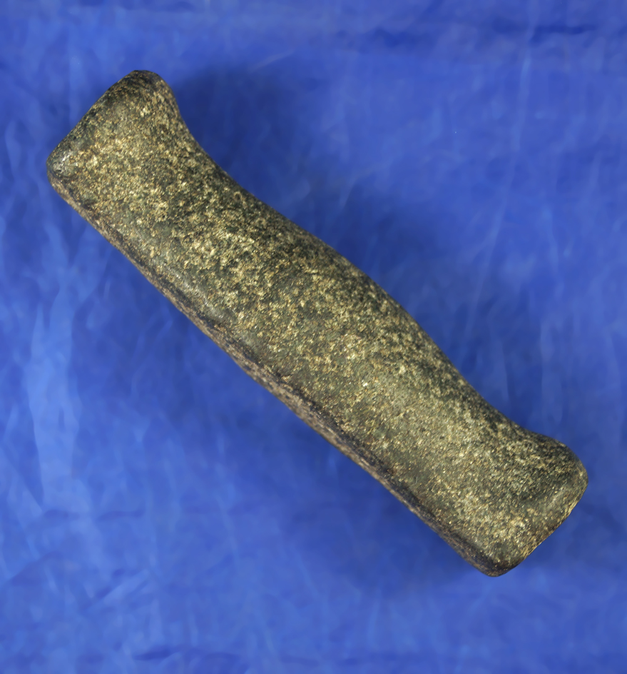 4 1/2" Hardstone Undrilled Bar Amulet found in Indiana.