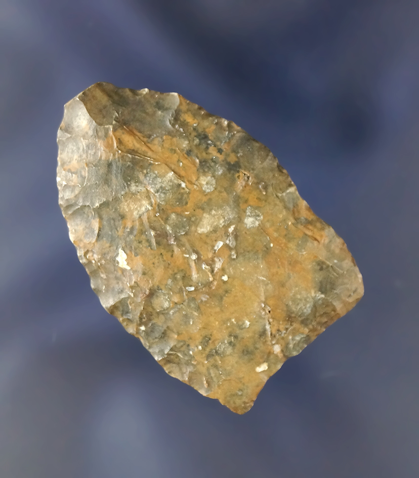 1 9/16" heavily River patinated Lanceolate - Santa Fe River, Alachua Co., Florida. Ex. Robert E. Bar