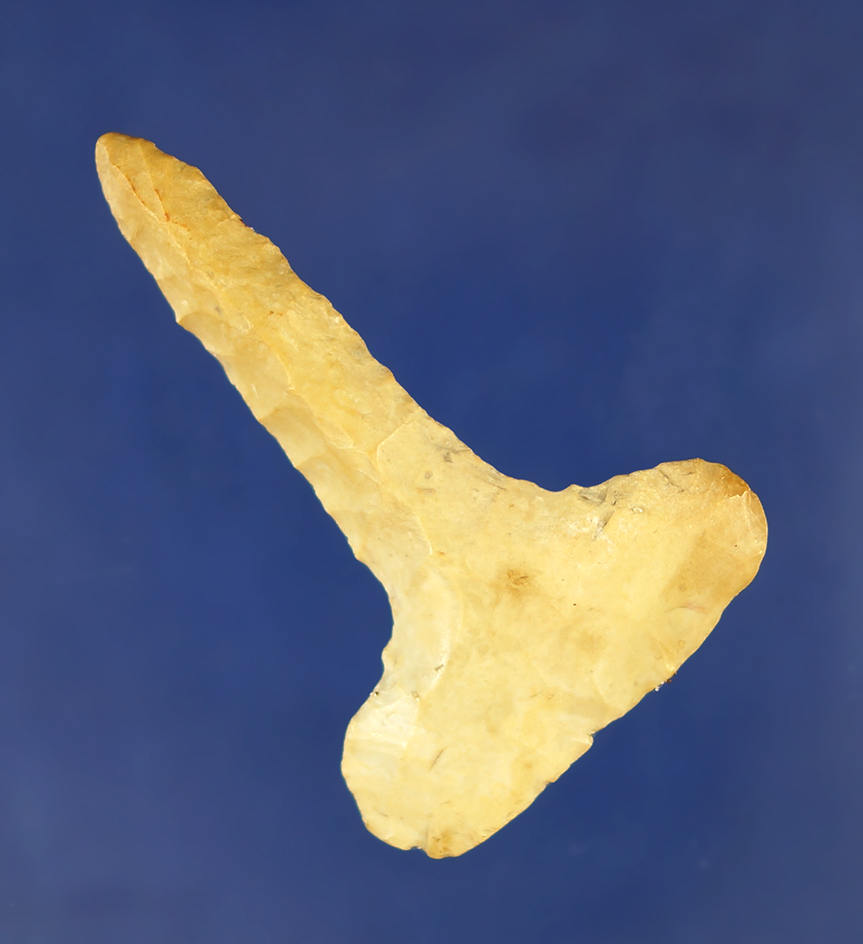 2 3/16" wide base Thebes Drill found in Ohio in excellent condition.