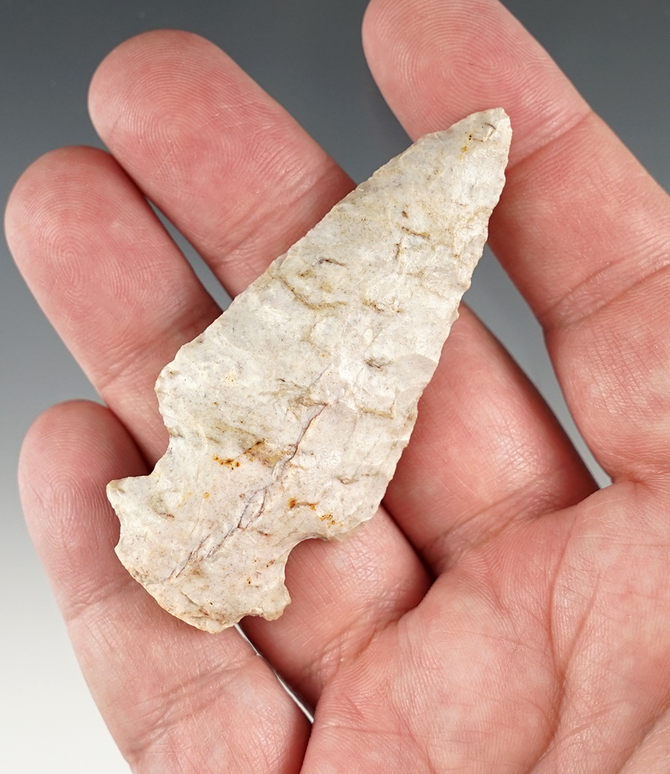 Unique 2 13/16" Salvaged tip found in Ohio.