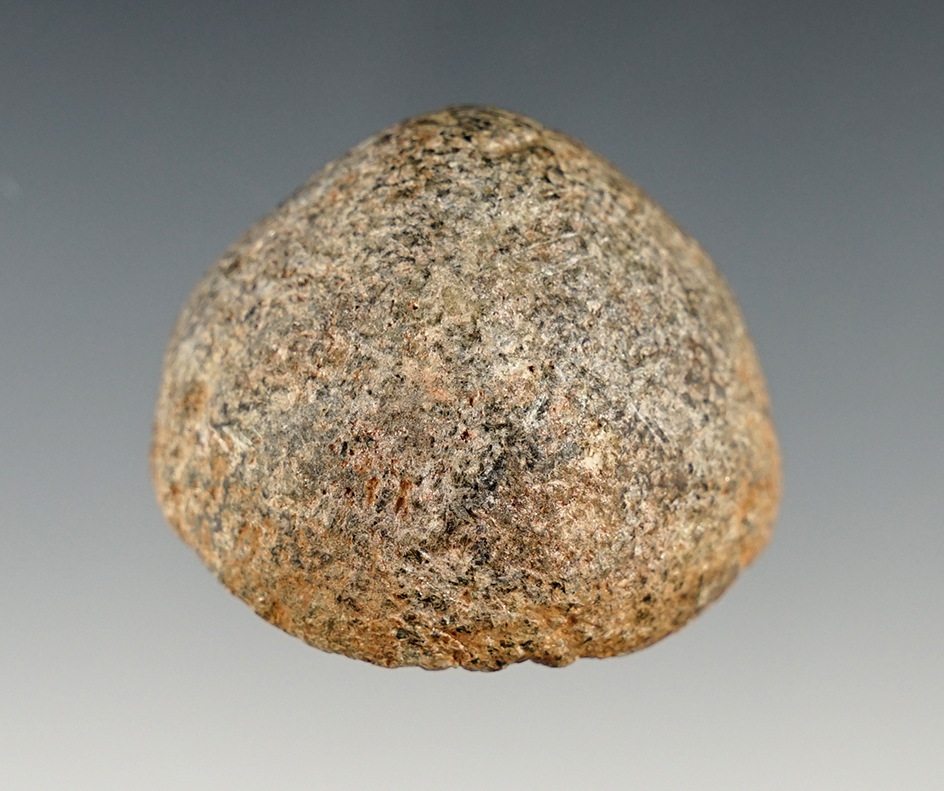 1 13/16" Cone found in Abbeville Co., North Carolina. Made from well patinated Steatite.