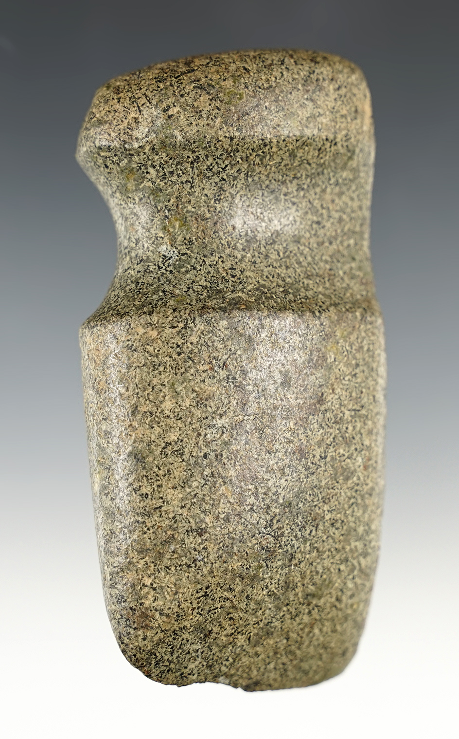 Well styled 3 13/16" Long 3/4 Grooved Axze found near Homer, Knox Co., Ohio. Ex. John Lutz.