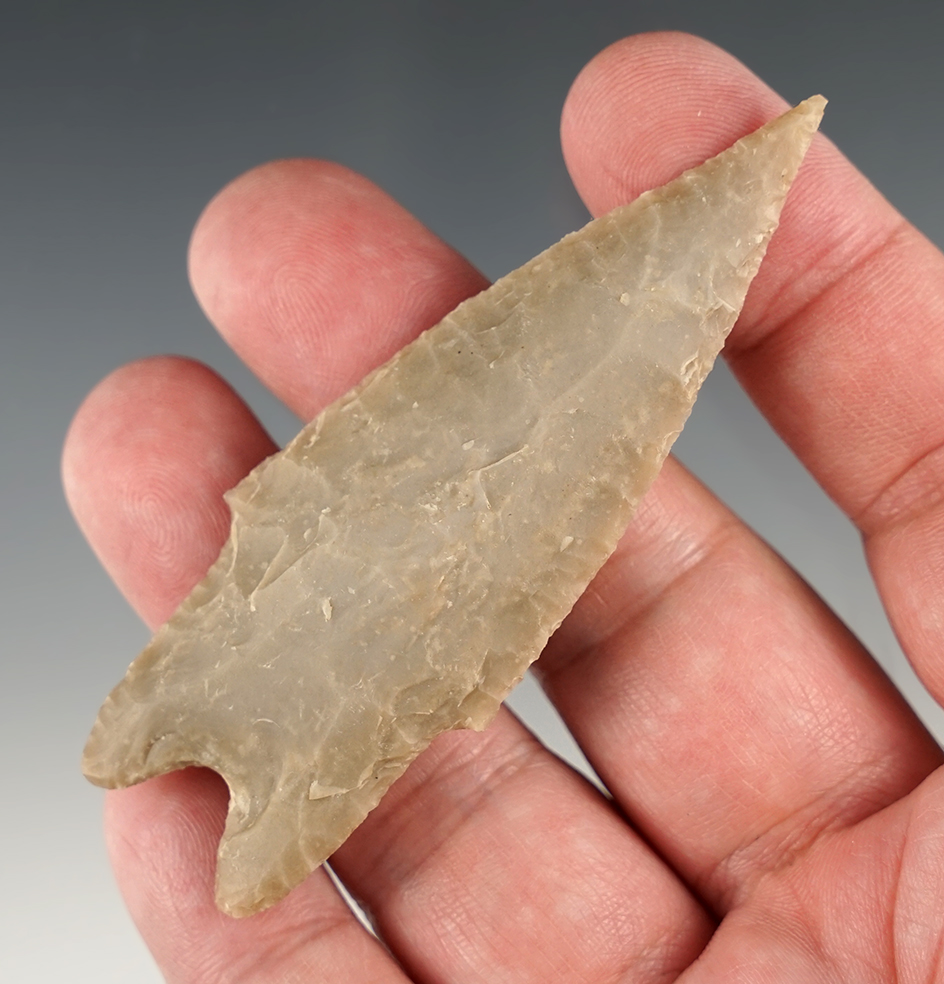 Very fine 3 1/4" Pedernales - Bandera Co., Texas. Great form. Comes with a Rogers COA.