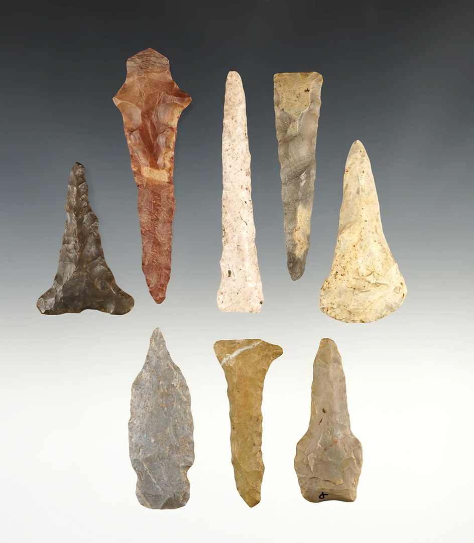 Set of 8 Midwest Drills in good condition. The largest is 3 1/8".