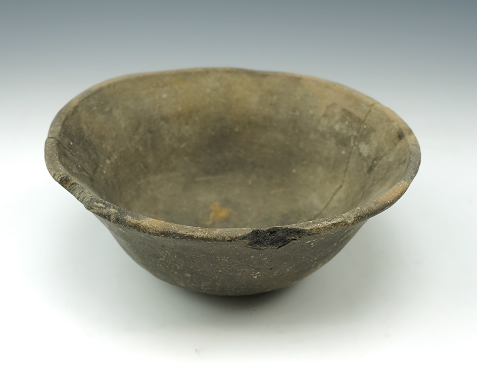 2" tall Pottery Vessel - Snapps Bridge Site in TN. Broken/glued with several small rim chips.